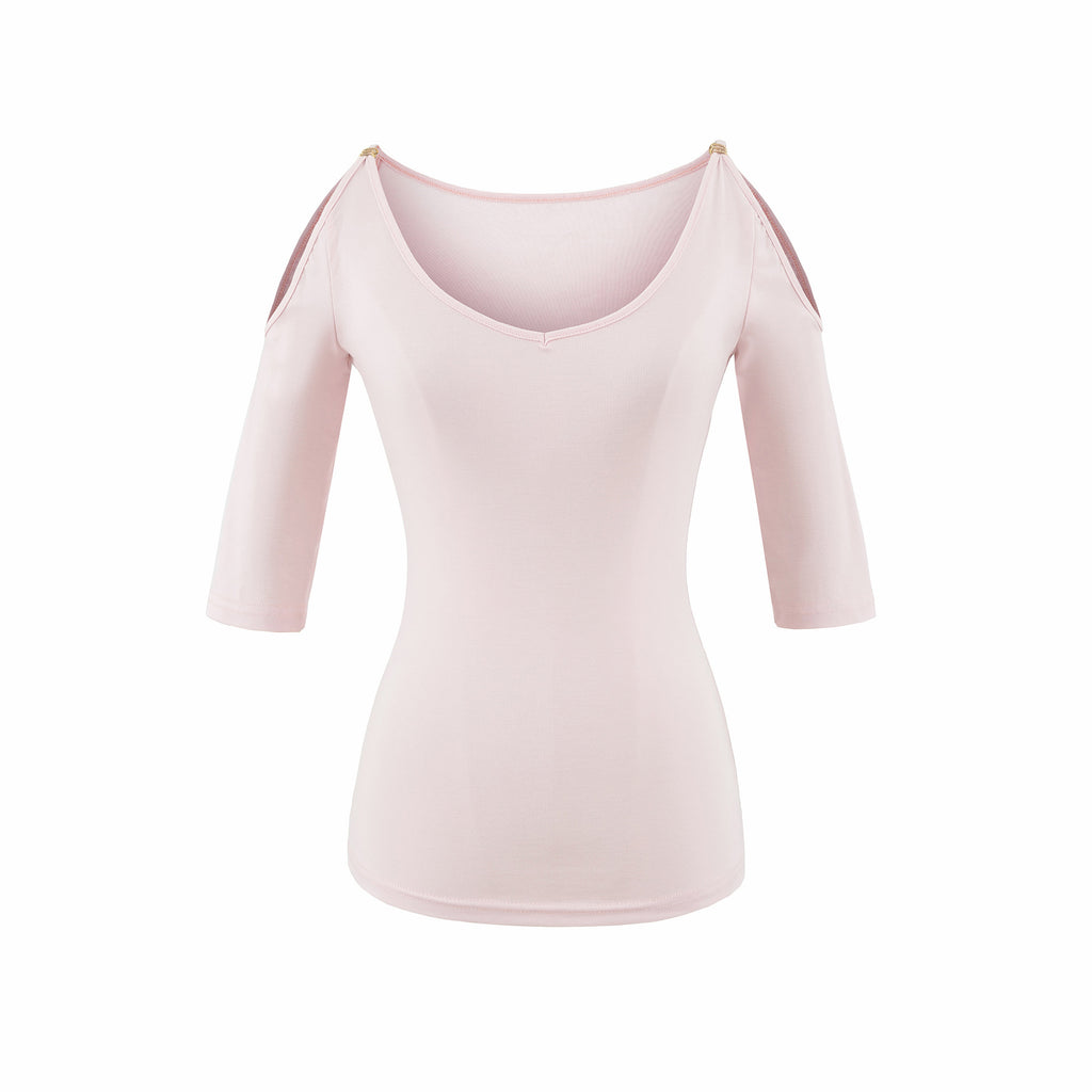 Elegant V-Neck Top for Women – Soft Tencel Fabric | Modest Daily Wear