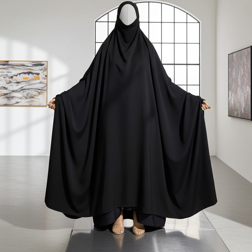 Premium Irani Chadar with Integrated Sleeves