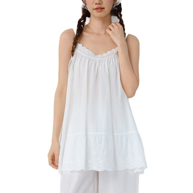 Loose Button Cotton Tank Top for Women – Sleeveless | Casual Layering Piece