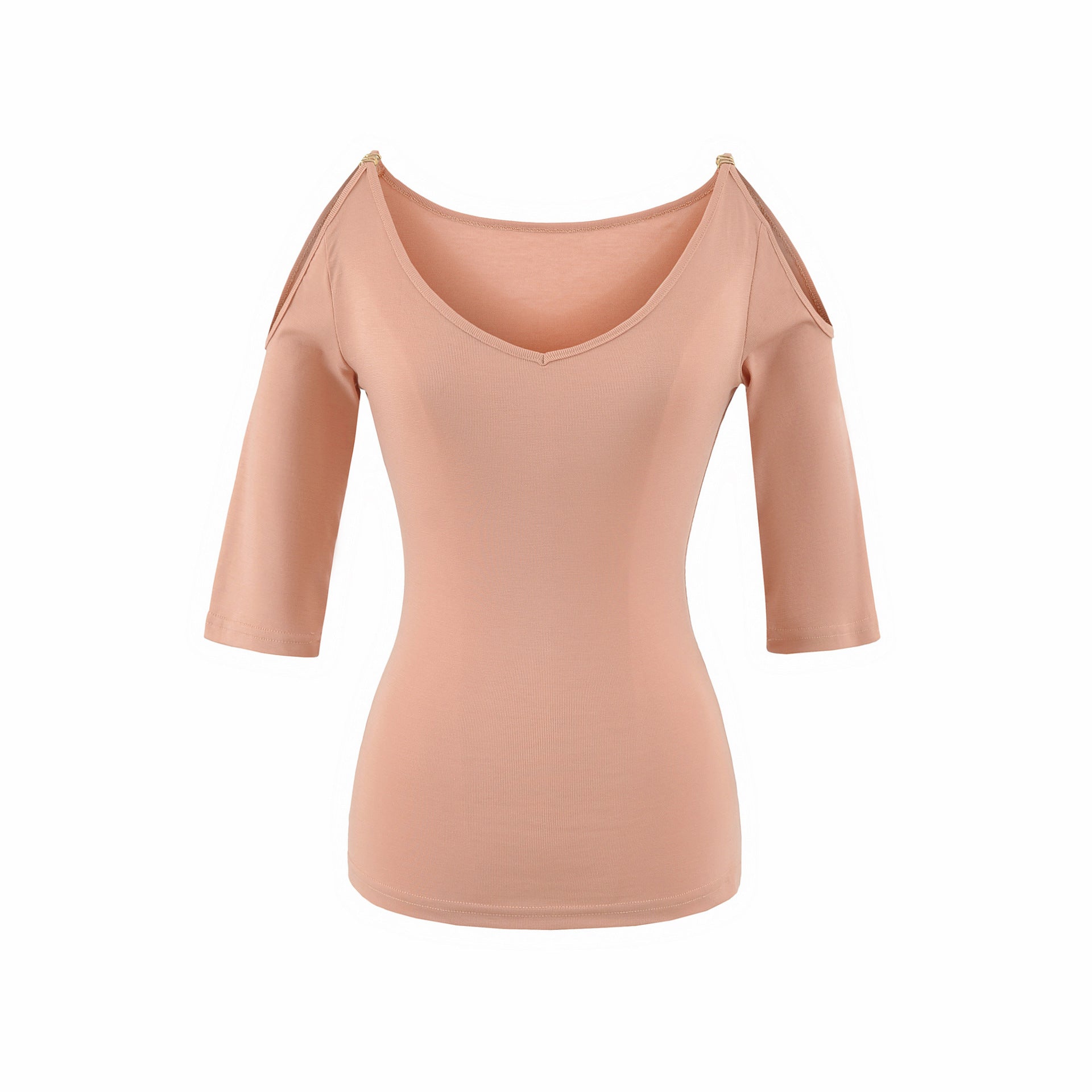 Elegant V-Neck Top for Women – Soft Tencel Fabric | Modest Daily Wear