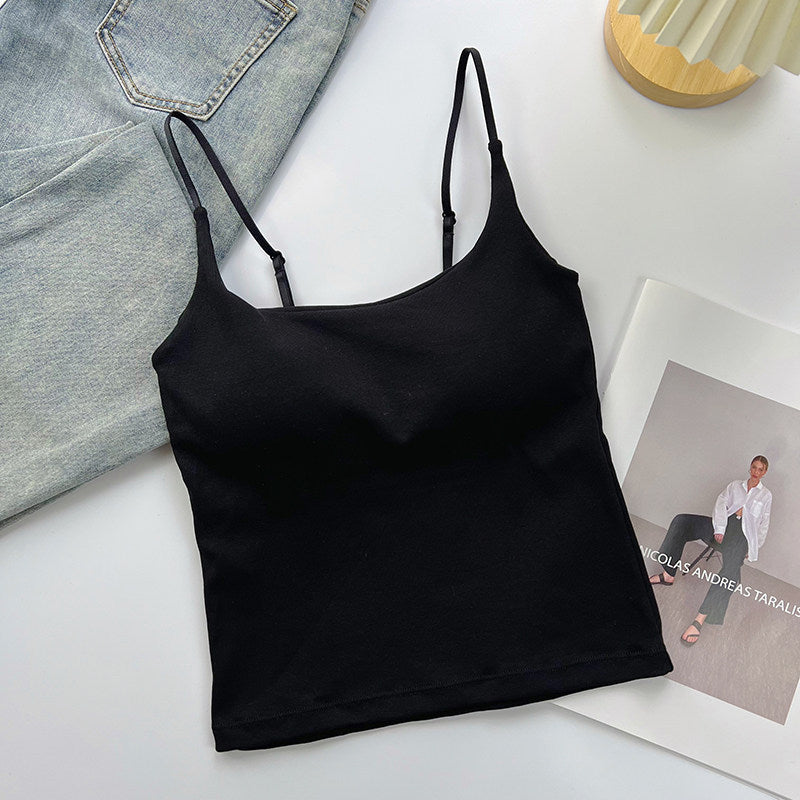 Slim Fit Strap Top for Women – Cotton | Minimalist Layering Piece
