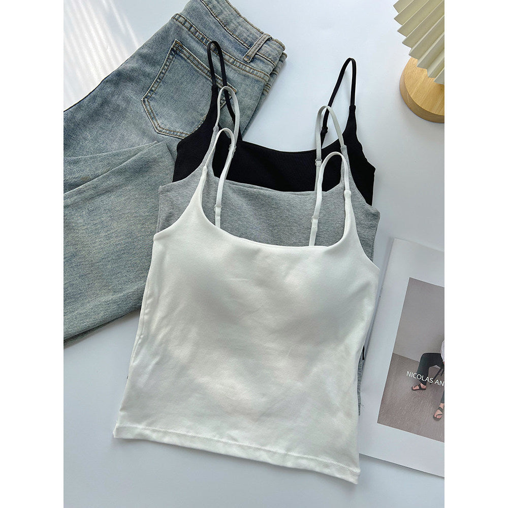 Slim Fit Strap Top for Women – Cotton | Minimalist Layering Piece