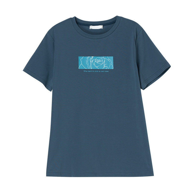 Relaxed Round Neck Top for Women – Cotton Spandex | Casual Modest Wear