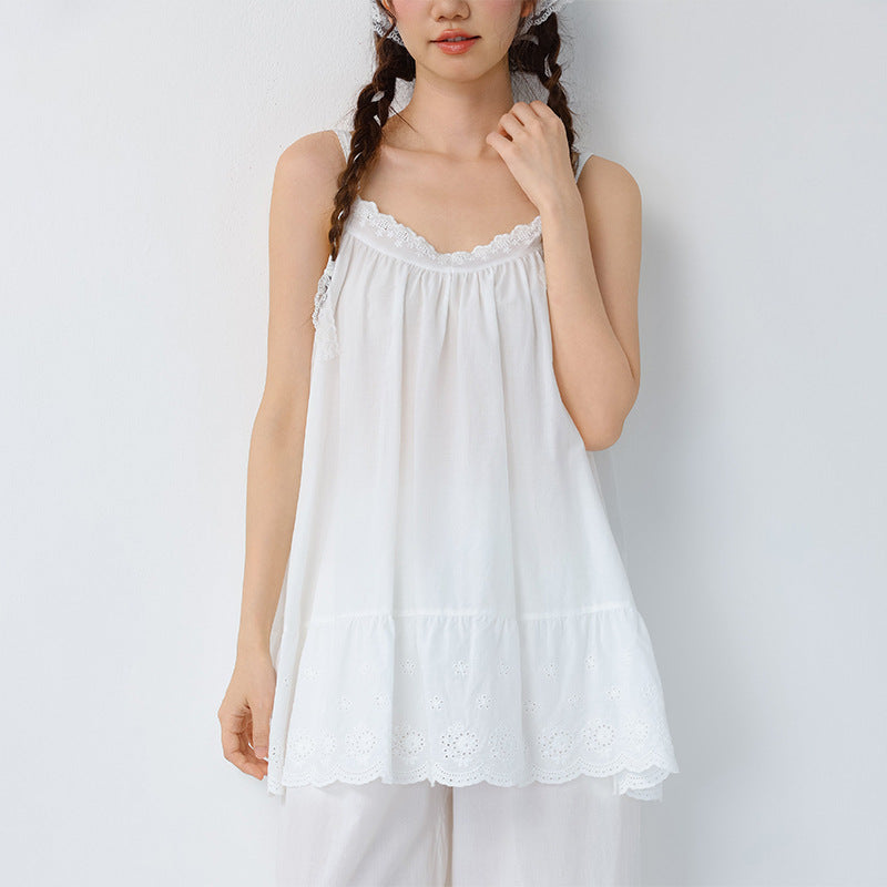Loose Button Cotton Tank Top for Women – Sleeveless | Casual Layering Piece