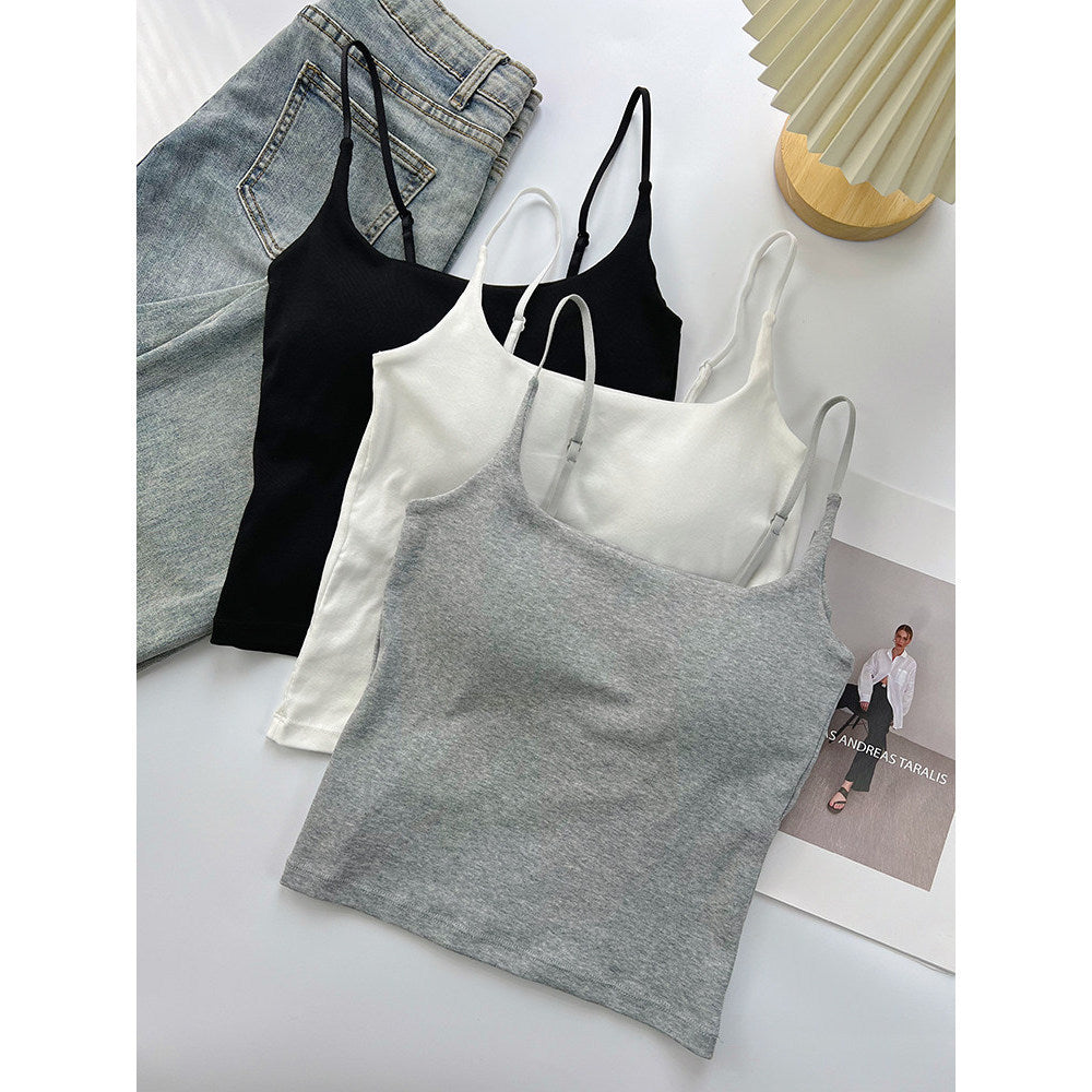 Slim Fit Strap Top for Women – Cotton | Minimalist Layering Piece
