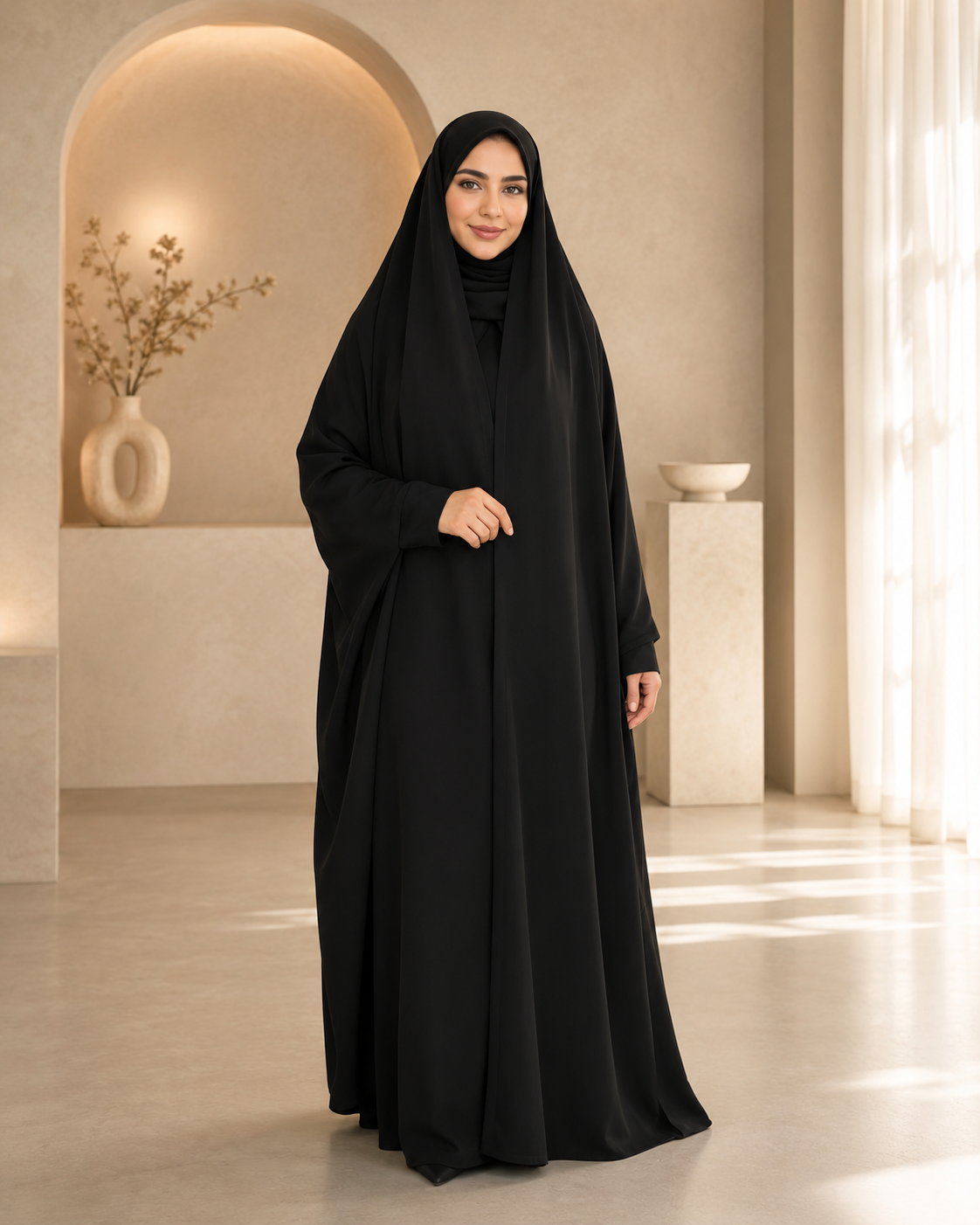 Irani Chadar With Sleeves
